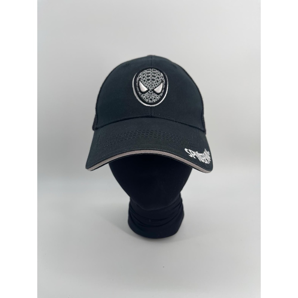 Marvel‎ Spider-Man Trucker Hat Black Mesh Snapback Universal Studios Adjustable